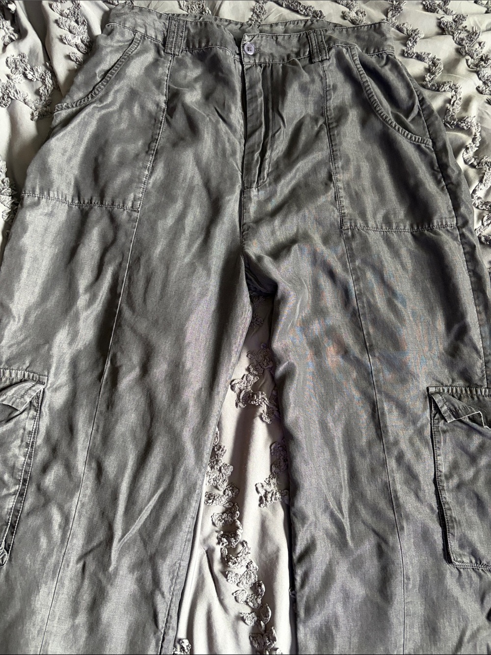 VENUS Gray Boot Cut Utility Pants